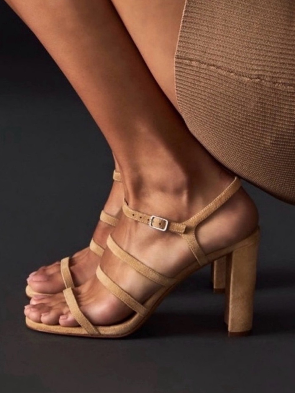 Inez Sasha Heels in Camel Suede size 9 W